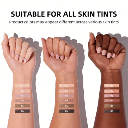Naked 2 Basics Matte Neutral Eyeshadow Palette and Mirror Shadow Six Colors Contouring Neutral Eyeshadows Long-Lasting  Makeup