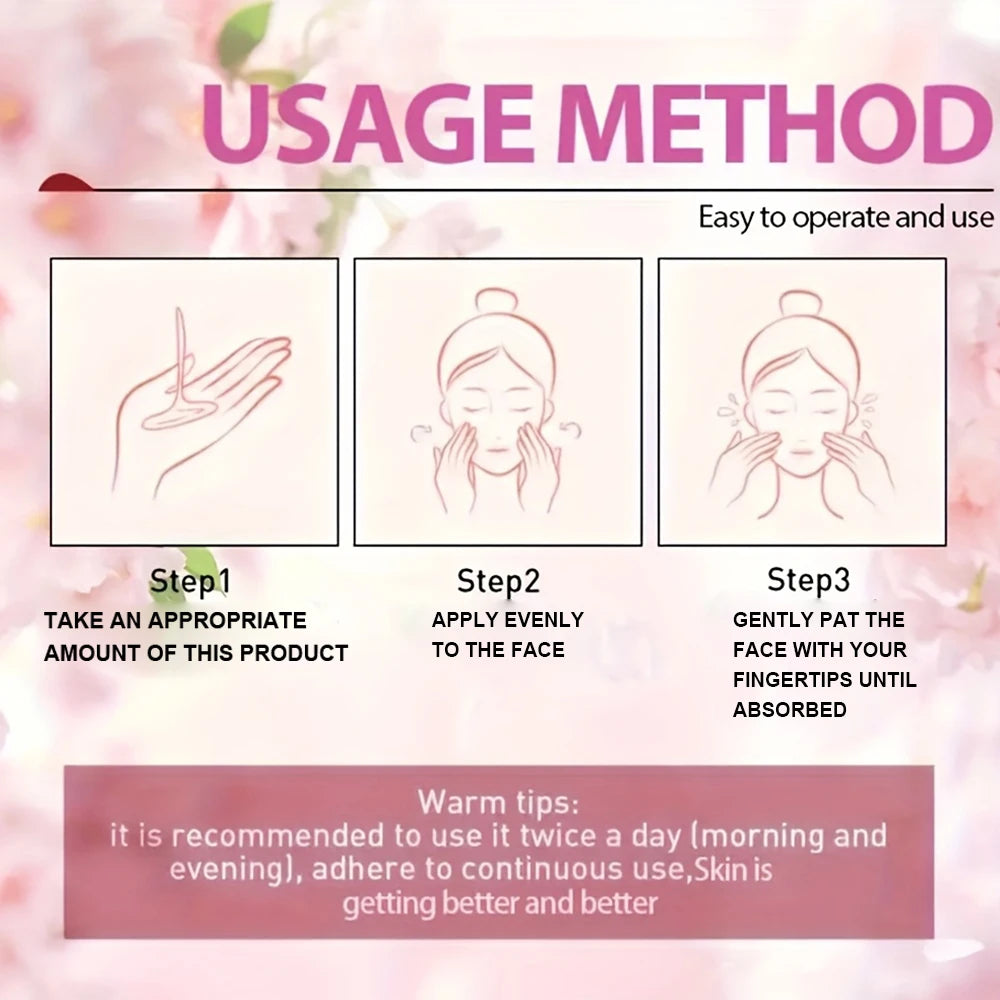 JUINHOU Niacinamide Hyaluronic Acid Face Serum Firms Deeply Hydrates Brightens Skin Improves Skin Elasticity for All Skin Types