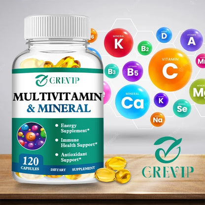 Multivitamin and Mineral - Energy Support, Muscle Mass, Immune System, Antioxidants