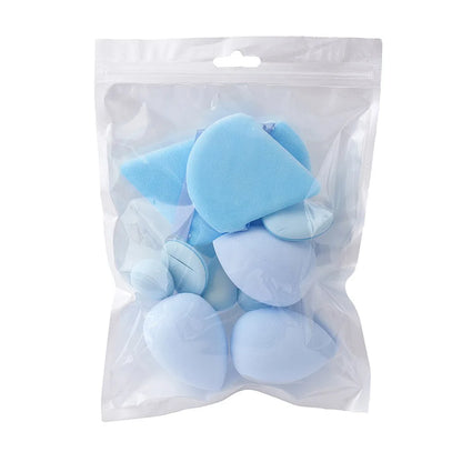 12pcs Makeup Accessories All-Purpose Makeup Sponge Set 4Types Beauty Tools Cosmetic Puff Dry Wet Dual Use Powder Puff