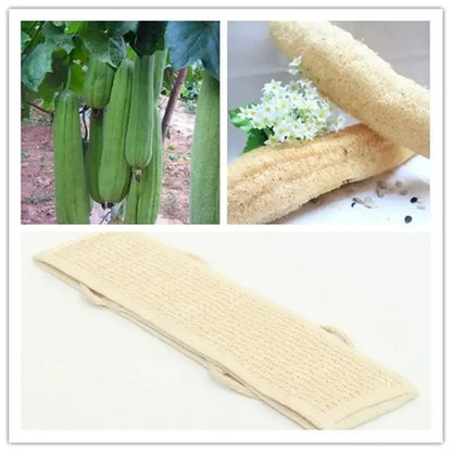 1/2pcs Natural Soft Exfoliating Loofah Bath Shower Unisex Massage Spa Scrubber Sponge Back Strap Body Skin Health Cleaning Brush
