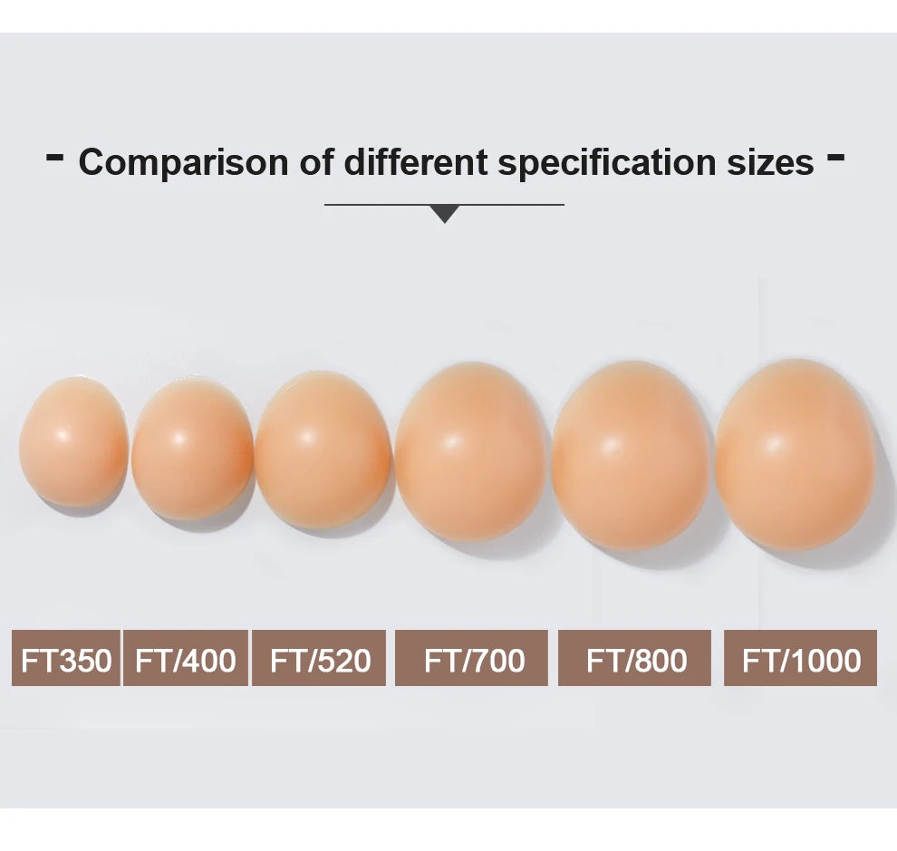 Silicone Fake Boobs Non Nipple Concave Bottom Breast Form Prosthesis Chest Increase  Female Anchor Breast Augmentation