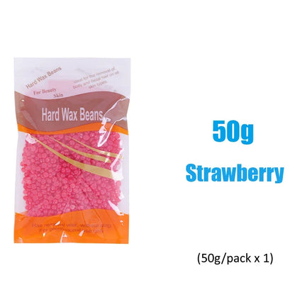 50/200/500g Painless Hard Wax Beans Depilatory Wax Beads Effective Hair Removal For Face Leg Bikini Body Home Wax Kit Supply