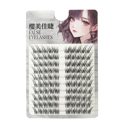 Eye Tail Lengthening False Eyelashes Individual Foxes Style Lashes Natural Cosplay Fake Eyelash Curling Wispy Eyelash Extension
