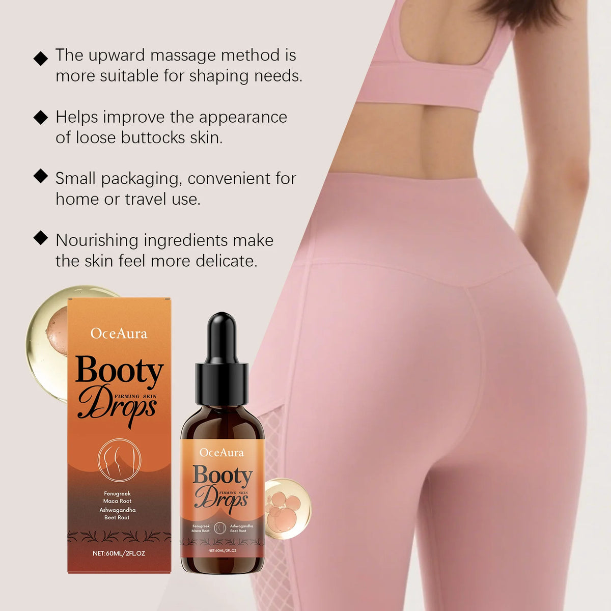 EELHOE Hip Firm Essence Firm Skin Relieve Roughness Enhance Elasticity Improving Relaxation Sexy Plump Shape Hip Massage Essence