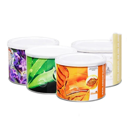 400g Canned Hair Removal Honey Wax Painless Body Hair Removal Soft Wax SPA Depilatory Quick Melting Oiliness Hot Wax Skin Care