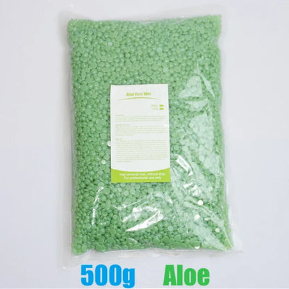 Multi Color Hard Wax Beans Painless Depilatory Wax No Strip Hair Removal Beads for Women Home Body Bikini Facial Wax Treatment