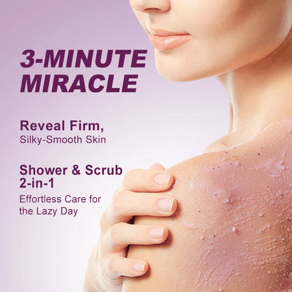 500g Lavender Body Scrub Shea Butter Exfoliating Deep Cleansing Dead Skin Removal Whitening Moisturizing Smooth Skin Body Care