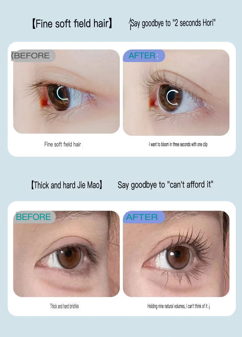 XIXI Bezel-Free Wide-Angle Eyelash Curler for Permanent Styling No Flesh Swelling Beginner-Friendly Eyelash Curler