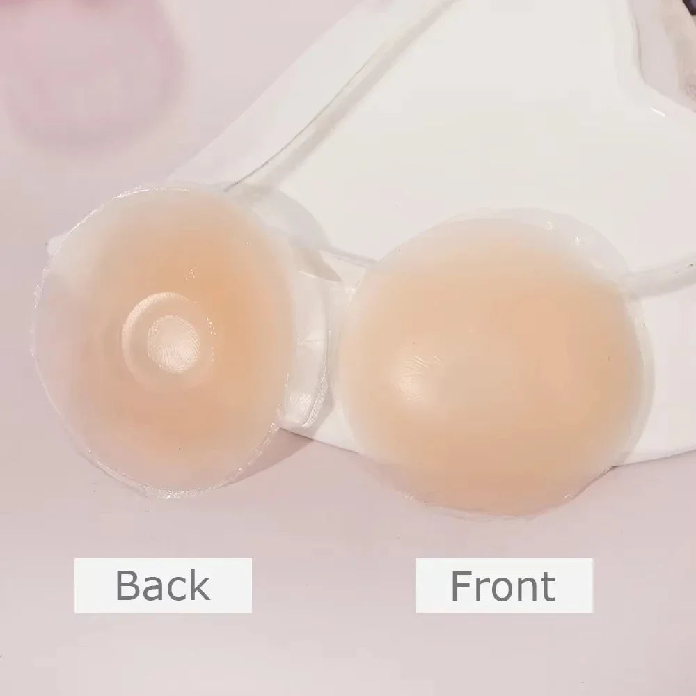 2/6/12PCS Invisible Self Adhesive Chest Paste Reusable Sticker Breast Petal Bra Pad Silicone Petal Nipple Cover