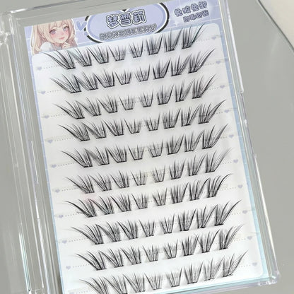 Eye Tail Lengthening False Eyelashes Individual Foxes Style Lashes Natural Cosplay Fake Eyelash Curling Wispy Eyelash Extension