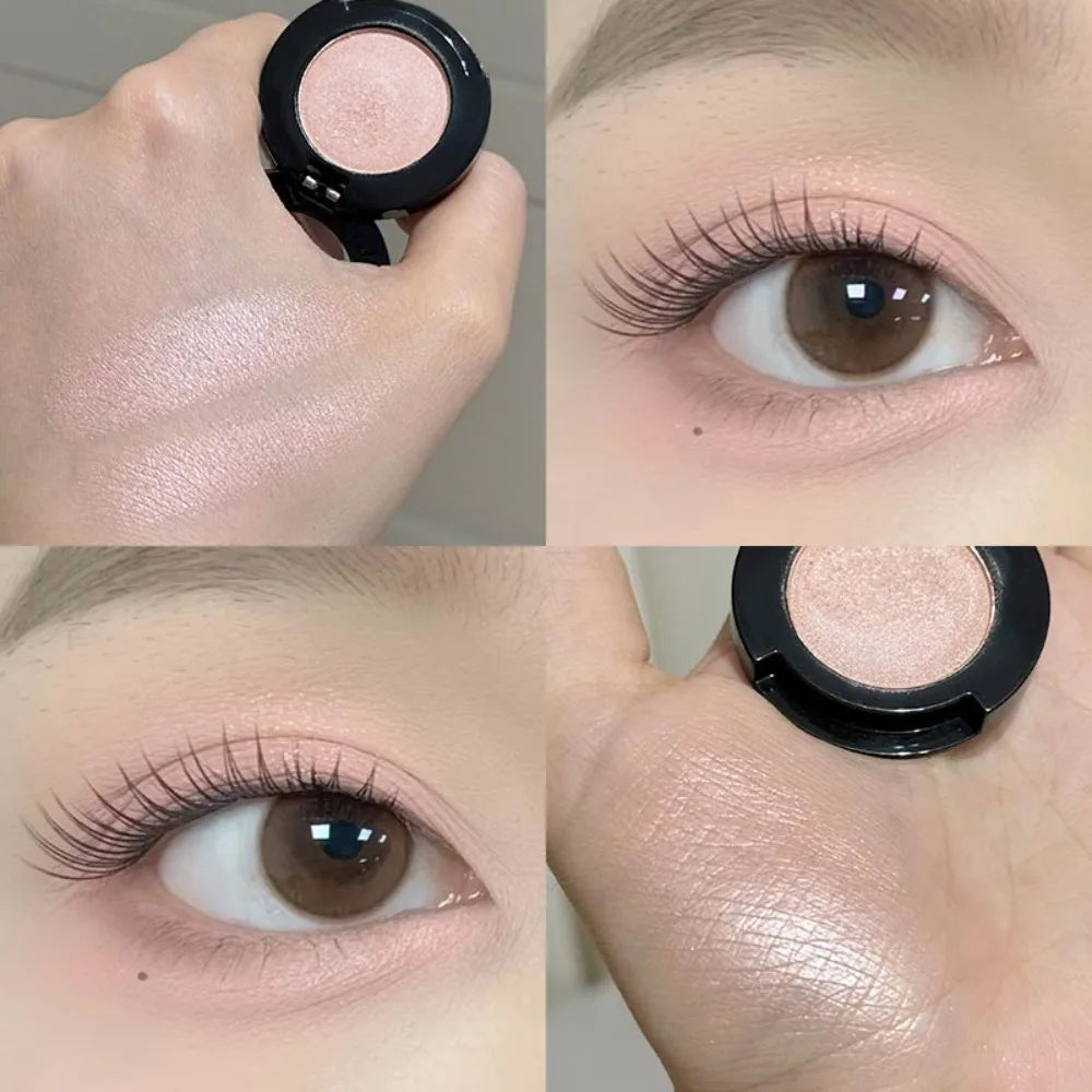 Eyeshadow Matte Red Black White Brighten Highlighter Eye Shadow Palette Lasting Shimmer Highly Pigmented Monochrome Eyes Makeup