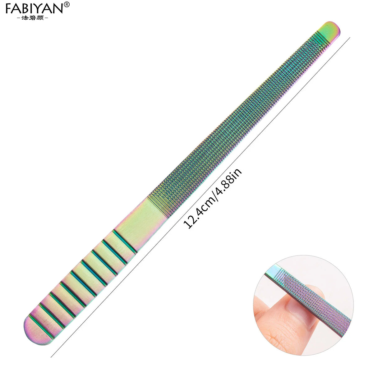Stainless Steel Nail Art File Rod Double Sides Buffer Grinding Finger Cuticle Remover Polish Acrylic Gel Manicure Pedicure Tools