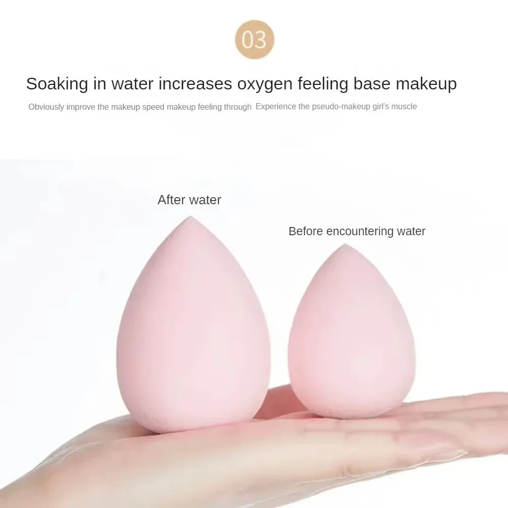 12pcs Makeup Accessories All-Purpose Makeup Sponge Set 4Types Beauty Tools Cosmetic Puff Dry Wet Dual Use Powder Puff