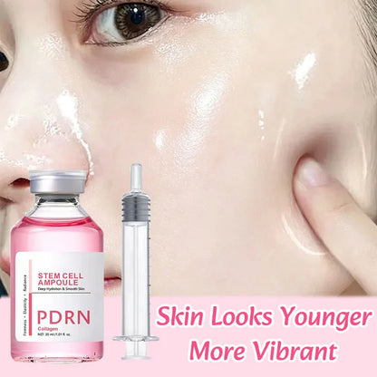 Stem Cell Ampoule Essence, PDRN Ampoule Deep Repair Renew Skin Brighten Tone Strengthen Barrier Firming Facial Essence