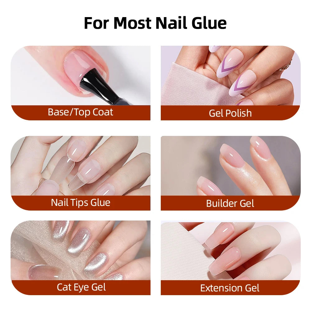 Dual‑Mode UV LED Nail Lamp Fast Drying Gel Nail Dryer Magnetic Mirror Base Auto Sensor for Gel Nails