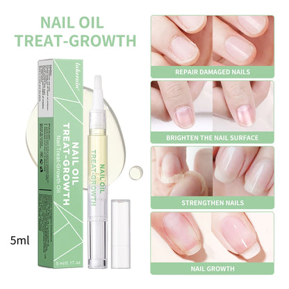 3 Counts Nail Growth Oil For Strength and Moisture Organic Nail Care Blend Nourishing Oil Nail Care Nail Art Brotherpen Cosmetic