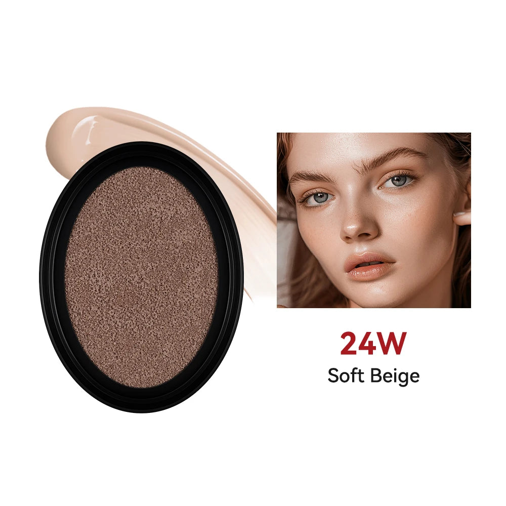 Sunscreen Cushion Refills Foundation Waterproof Long-lasting Brighten Foundation Cream Women Base Makeup Face Korea Cosmetics