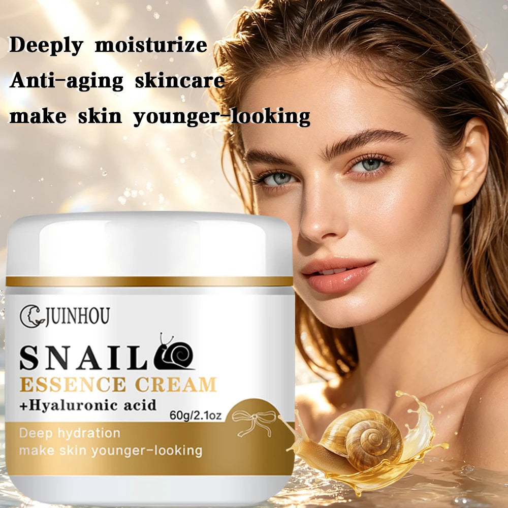 JUINHOU Snail Anti-aging Skincare Face Cream Make Skin Younger-looking Deep Hydration Skin Care Brighten skin Daily Use