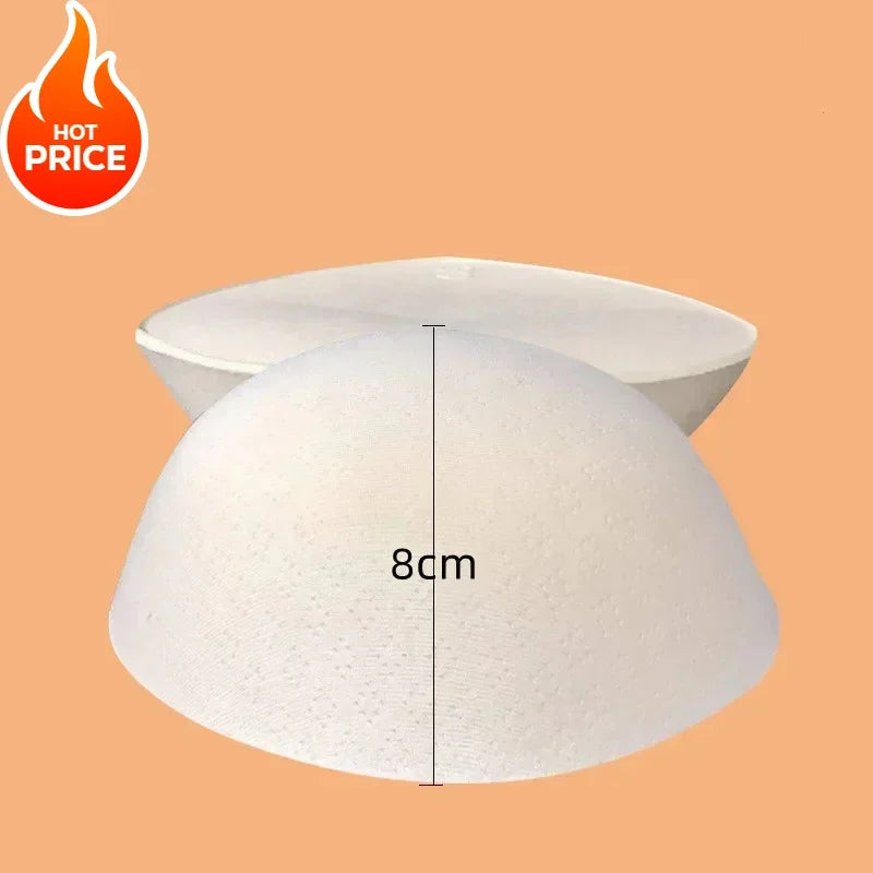 8CM Thicken Push Up Bra Pads Removable Breast Enhancer Inserts for Bikini Swimsuit Lingerie Chest Lift Padded Inserts Accessorie