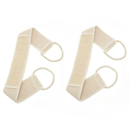 1/2pcs Natural Soft Exfoliating Loofah Bath Shower Unisex Massage Spa Scrubber Sponge Back Strap Body Skin Health Cleaning Brush