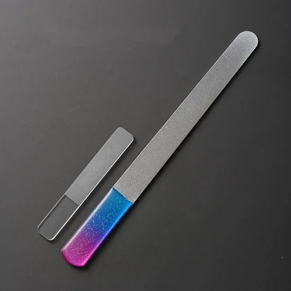 Nail file grinding emery rubbing stainless steel manicure special tool file grinding strip