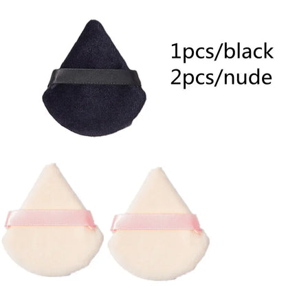 Colorful Triangle Makeup Puff Cosmetic Powder Pufff Makeup Sponge Puff Dry Use Women Smooth Beauty Washable Face Makeup Tool New