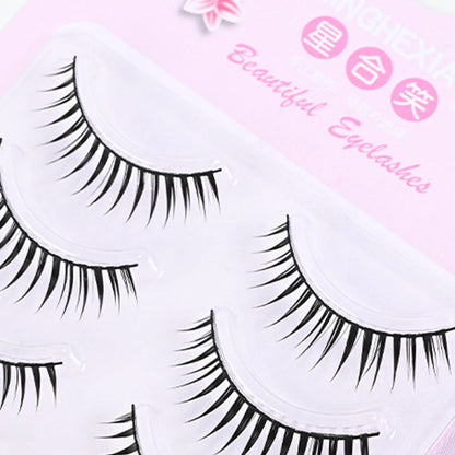 Fluffy cluster False Eyelashes full strips Natural Look Dramatic Wing Manga Lashes Lightweight One-Piece for Women