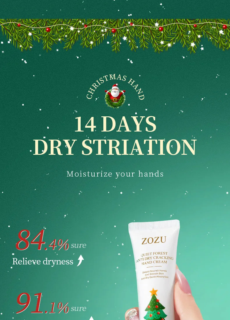 5pcs/Set Christmas Gifts Hand Cream Sets Moisturizing Refreshing Handcream Nourishing Beauty Hands Creams Skin Care Products