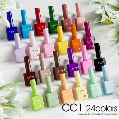 CANNI Gel Nail Polish TPO/HEMA FREE Gorgeous Christmas Red Color Winter Nails Full Coverage Soak Off UV LED Semi Permanent Gel