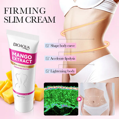Mango Slimming Cream Anti Cellulite Weight Loss Promotes Effective Fat Burning Create Beautiful Curve Body Slimming Cream