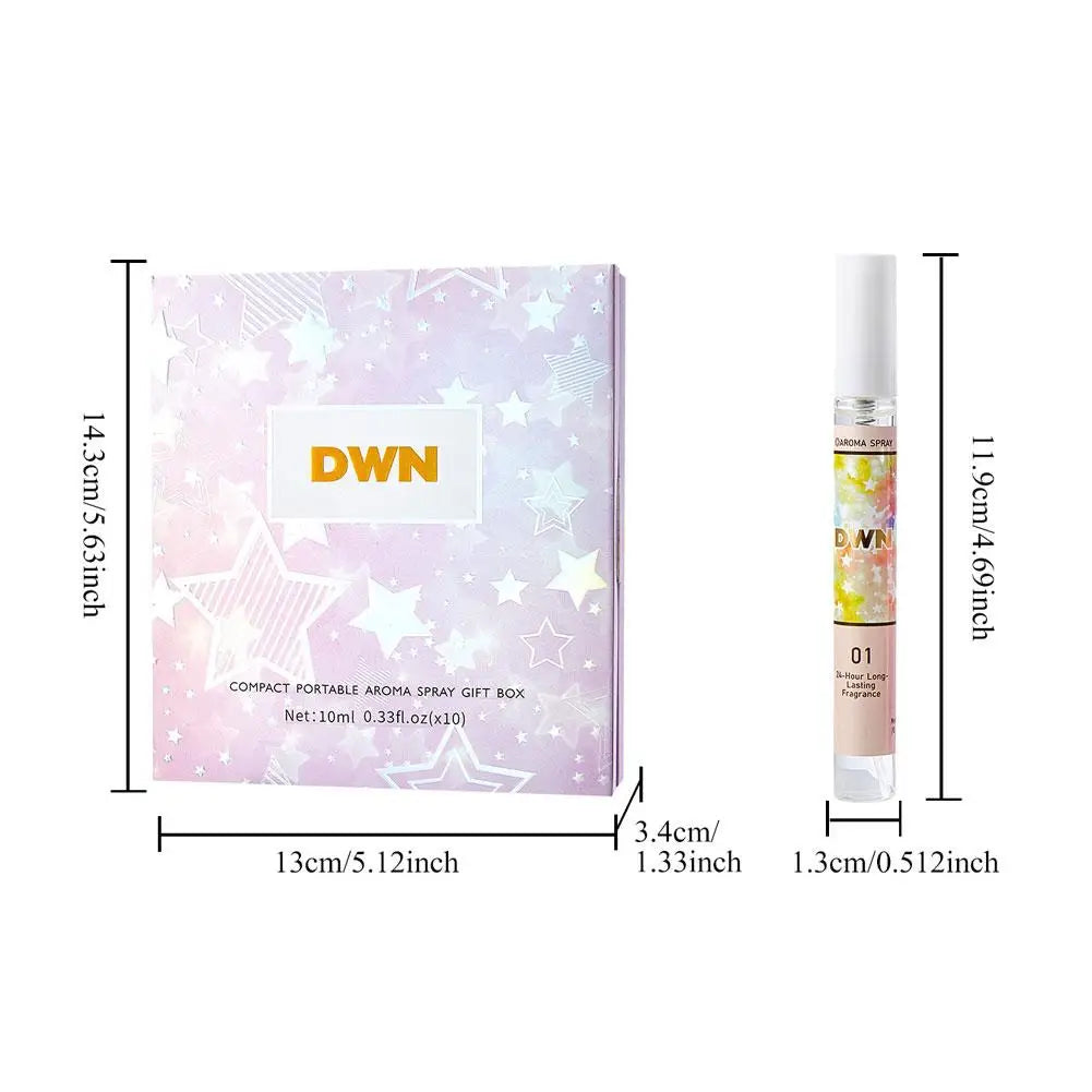 10 Piece Brazilian Inspired Summer Fragrance Gift Set Tropical Beach Vacation Long Lasting Body Spray And Oil Mist gifts