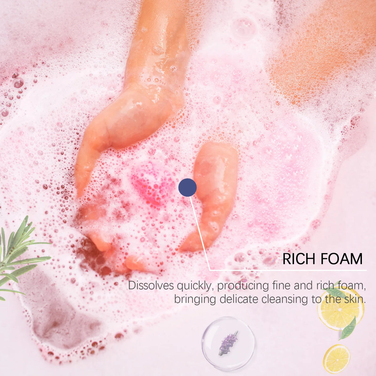 Festive Christmas Bath Bombs Gift Set Rich Foam Long Lasting Fragrance Gentle Cleansing Moisturizing Skin Relaxing Home Spa Bath
