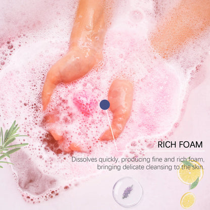 Festive Christmas Bath Bombs Gift Set Rich Foam Long Lasting Fragrance Gentle Cleansing Moisturizing Skin Relaxing Home Spa Bath