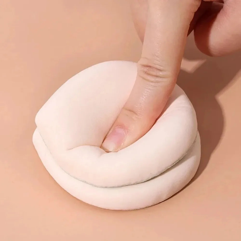 2026 Super Thick Soft Makeup Puffs Large Cotton Velvet Powder Puff Liquid Foundation Sponge Cosmetics Tools Wet Dry Use Puff