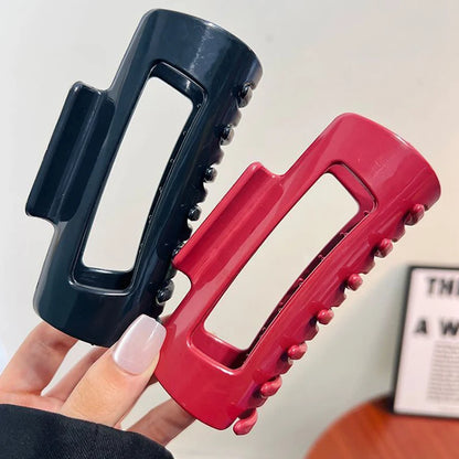 2pcs Fashionable Hair Grips, with Strong Anti-slip Grip - Engineered, Durable Shark-shaped Grips, Safe and Unbreakable Design