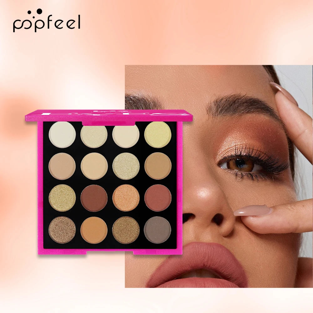 POPFEEL Christmas Surprise Makeup Ball Gift Set-9-Piece Cosmetic Collection with Eyeshadows and Lipsticks - Perfect Holiday Gift