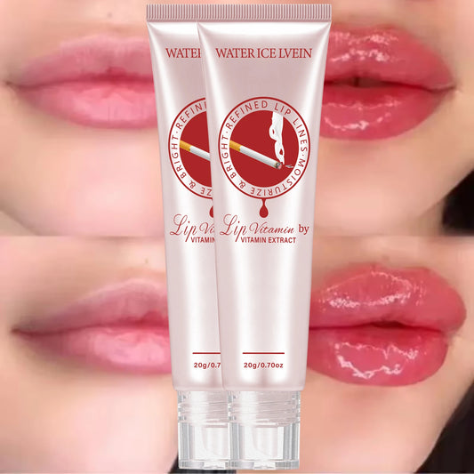 Lip Plumper Cream 20g with Peptides & Aloe - Moisturizing Non-Sticky Lip Balm, Smooth & Voluminous Lips
