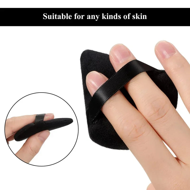 10 color Mini makeup brush Travel portable Makeup Tool Makeup Puff - Palm Brush Professional Makeup tool set Christmas gift