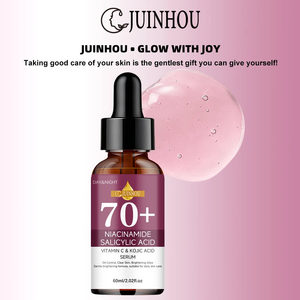 JUINHOU Niacinamide Hyaluronic Acid Face Serum Firms Deeply Hydrates Brightens Skin Improves Skin Elasticity for All Skin Types