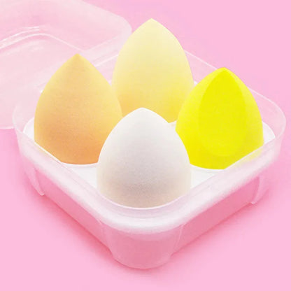 4/12Pcs Beauty Egg Makeup Blender Cosmetic Puff Makeup Sponge Cushion Foundation Powder Sponge Beauty Tool Women Make Up