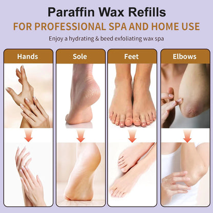 2026 Paraffin Wax Hand and Foot Feet Mask Peel Off 3Pcs/1Pcs SPA Moisturizing 200g/450g Hand Soft Wax For Bikini Body