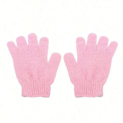 2pcs/6pcs/12pcs Reversible Exfoliating Shower Gloves, Body Scrub Gloves, ,Cleansing Tools Bath Towel Bath Products Back Scrub