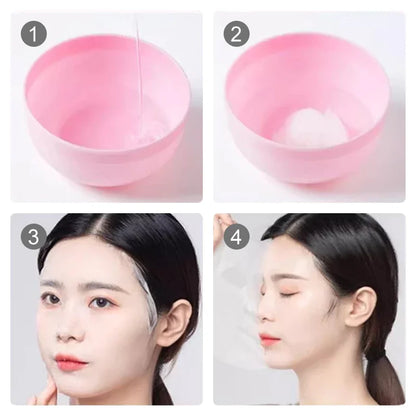 500/100pcs Disposable Facial Mask Sheets Ultra Thin Facial Tissue Cosmetic Cotton Mask Paper Beauty Salon Skin Care Tools
