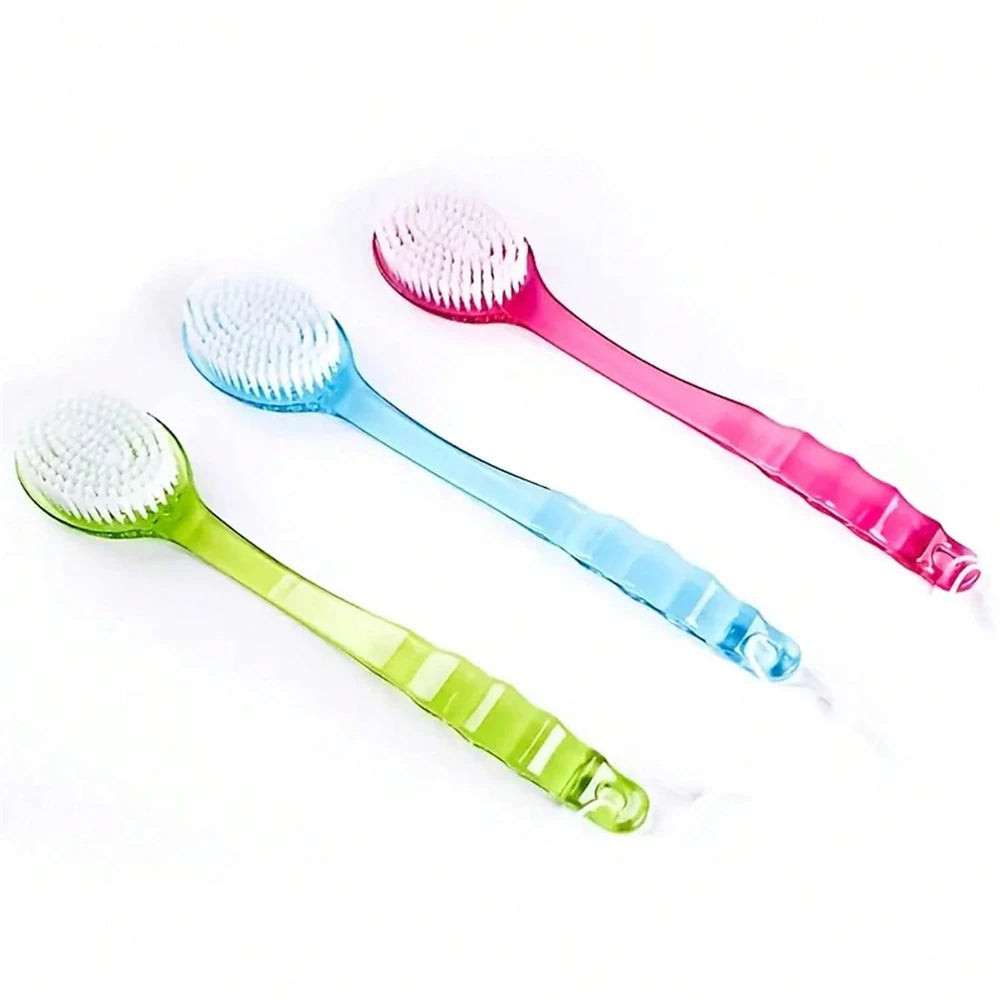 1pc Bath Shower Back Brush Long Handled Scrubber High Quality Body Bathroom Accessories Cleaning Tool