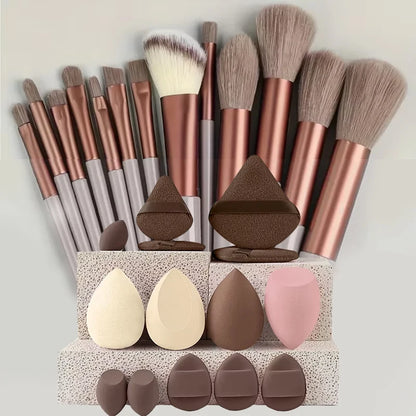 14Pcs Makeup Sponge Cosmetic Blender Beauty Egg Foundation Sponges Puff  Powder Puffs Make Up Accessories Women Makeup Tools