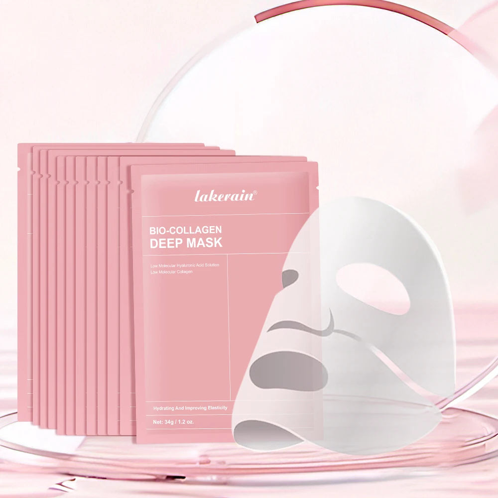 Collagen Face Mask Shrink Pores Deep Hydrating Overnight Mask Moisturizing Refreshing Brightening Face Skin Care Masks