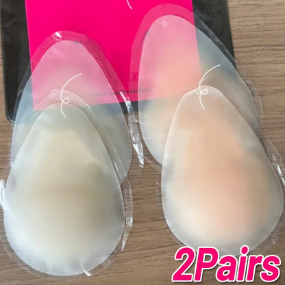 Invisible Water-drop Lifting Nipple Cover Breast Patches Sweatproof Self Adhesive Chest Patch Summer Thin Bras Women Underwear
