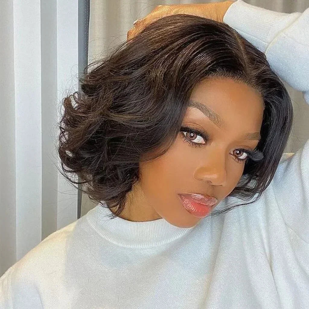 13x4 Body Wave Lace Front Wig Human Hair PrePlucked Brazilian Hair Lace Frontal Wigs For Women Lace Closure Wig