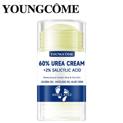 YOUNGCOME 60% Urea Foot Cream + 2% Salicylic Acid Intensive Hydrating Foot And Hand Care Moisturizing Foot Cream And Hand Cream